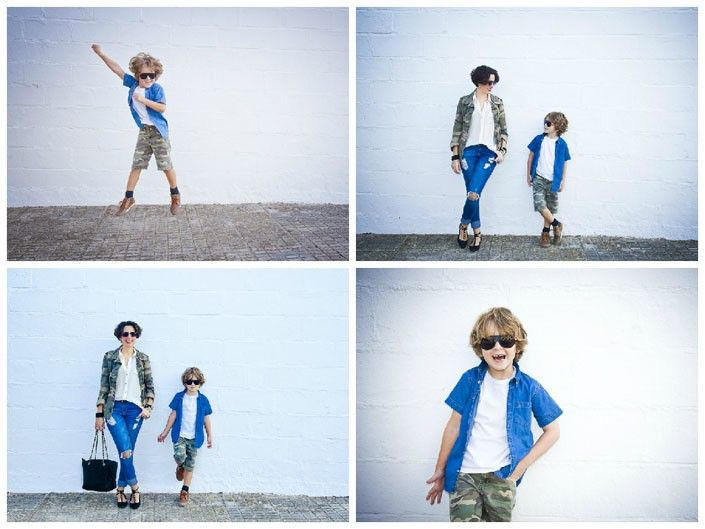 outfit low cost madre e hijo