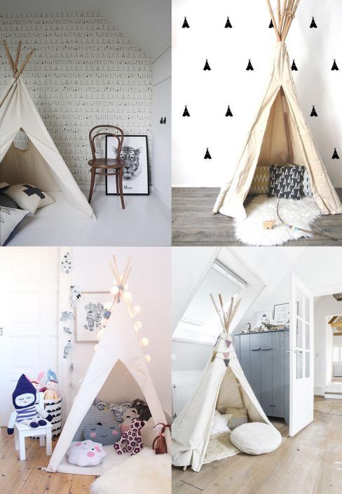 habitación infantil tipi