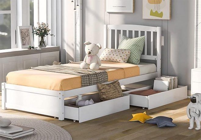 cama con cajones ikea